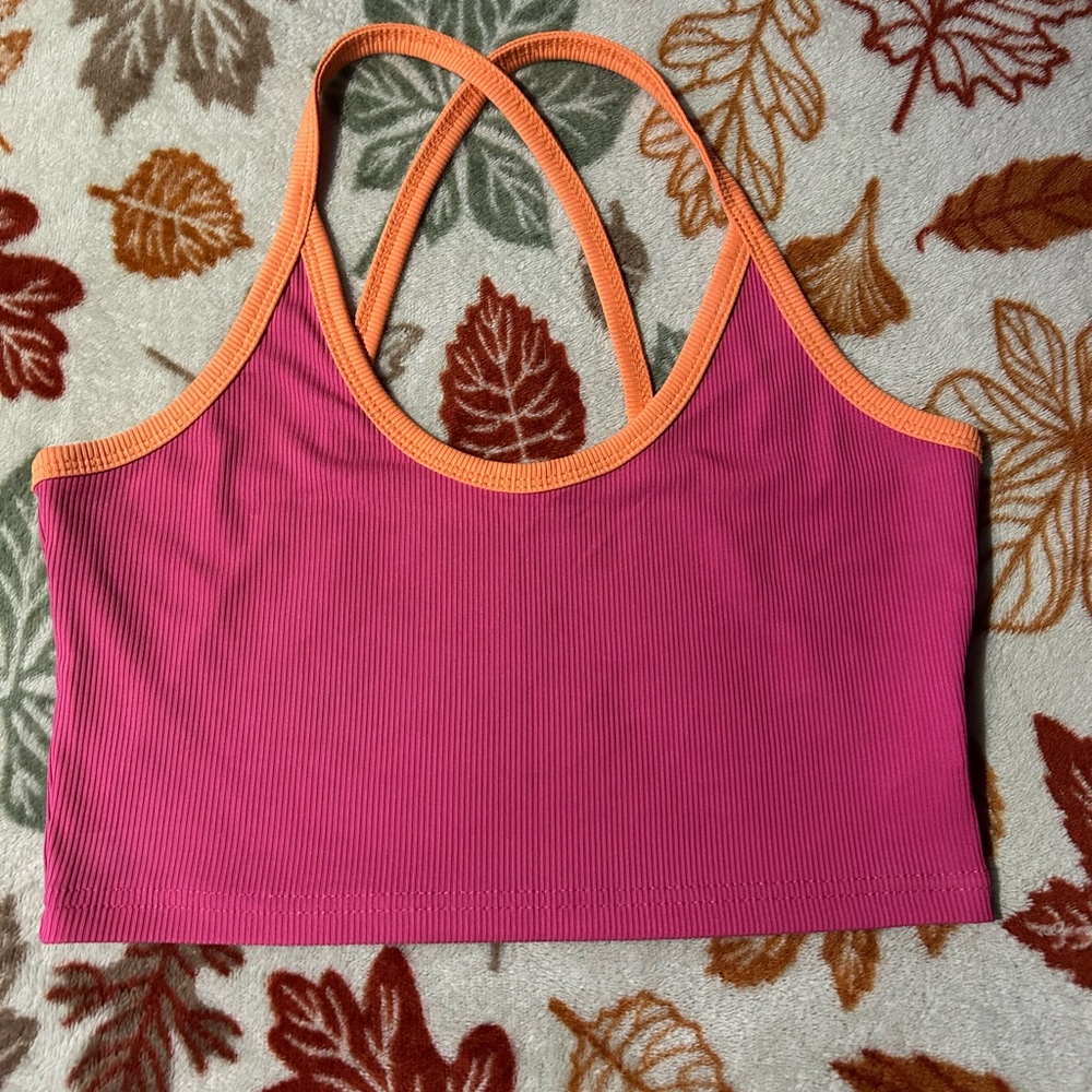 Target Pink and Orange Sports Bra